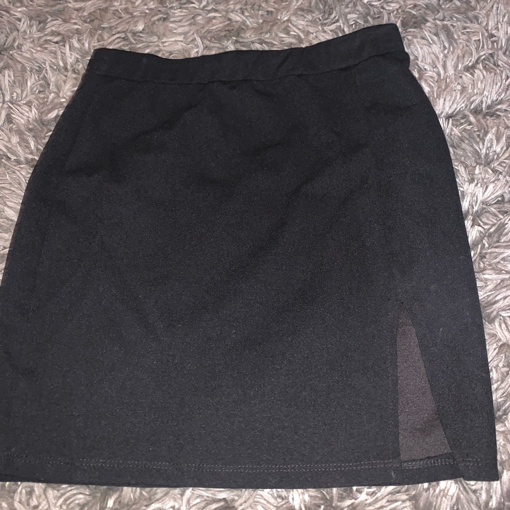 Shein black skirt